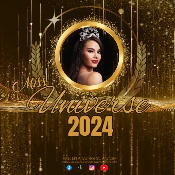 Copy of Classy Gold and Black Pageant Template Instagram Post ...