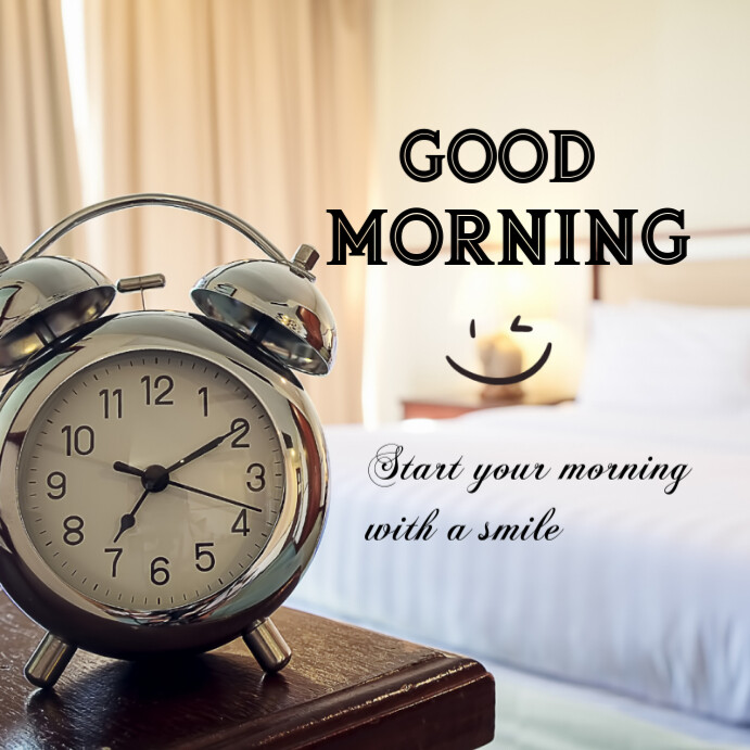 Copy of Brown Good Morning Instagram Post | PosterMyWall
