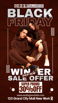 Castanho Black Friday Sale Instagram Story Template