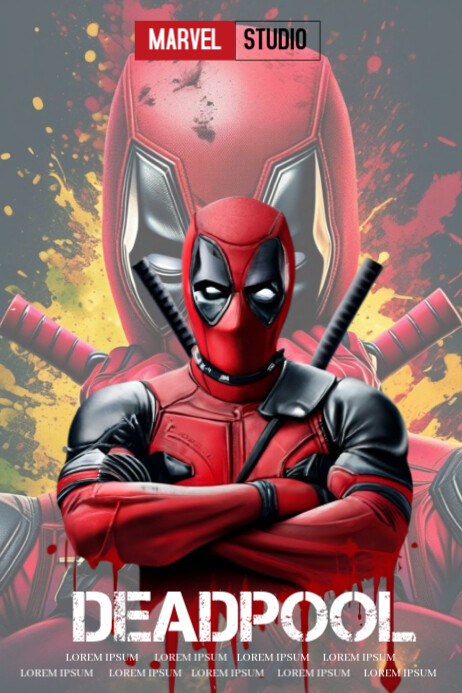 Copy of Brown Grunge Deadpool Poster | PosterMyWall