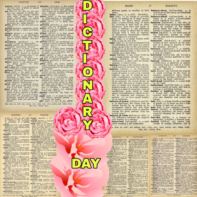 Copy of Brown Grunge Dictionary Day Instagram Post | PosterMyWall