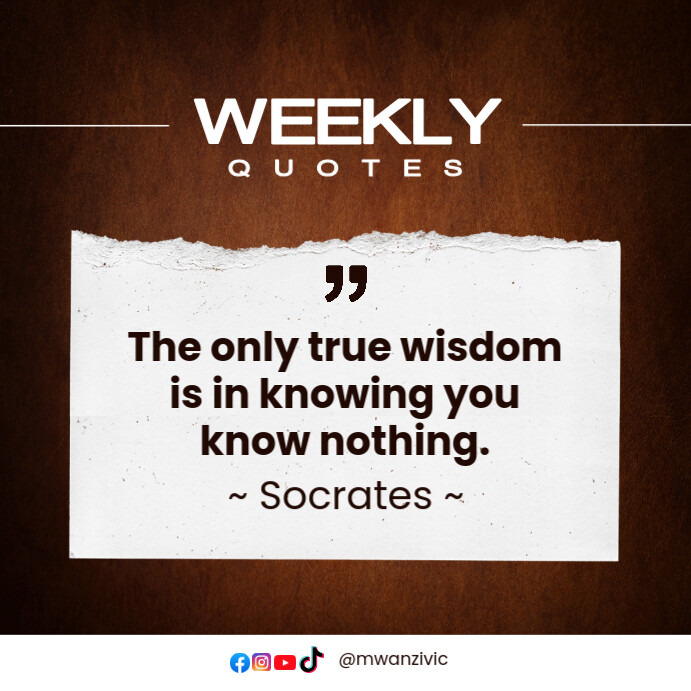Brown Grunge Weekly Quote Social Media Post Template | PosterMyWall