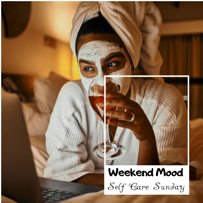 Brown Happy Weekend Instagram Post Template | PosterMyWall