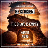 Brown Illustrative Easter Celebration Logo template