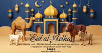 Morado Eid al-Adha Celebration Gambar Bersama Facebook Template