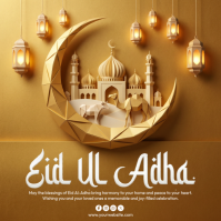 Brown Eid Al-Adha Celebration Instagram Post Template