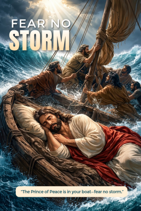 Plantilla de Brown Illustrative Faith and Resilience Poster | PosterMyWall