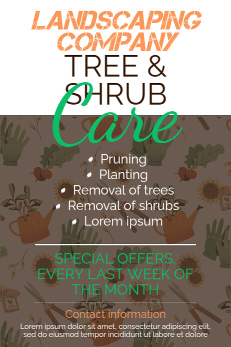 Landscaping Poster Template | PosterMyWall