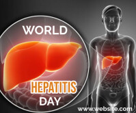 Brown Illustrative World Hepatitis Day Medium Rectangle template