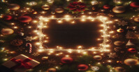 Brown Illustrative Xmas Facebook Ad Umkhangiso we-Facebook template