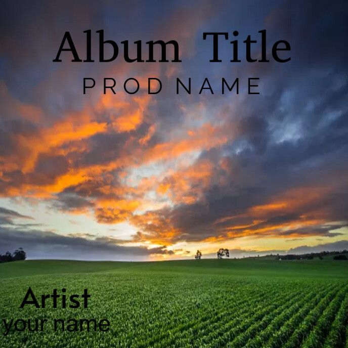 Brown Joyful Album Cover Template | PosterMyWall