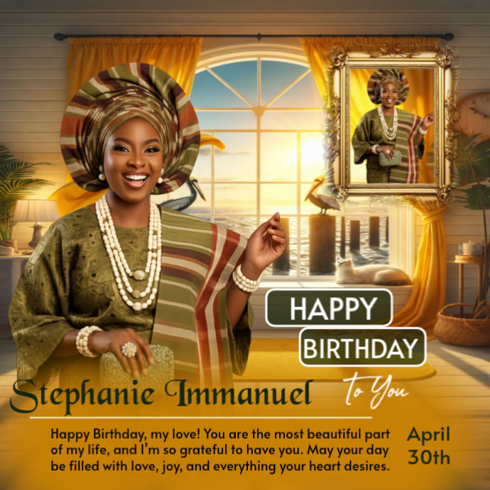 Plantilla de Brown Joyful Birthday Celebration Album Cover | PosterMyWall