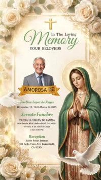 Gul Memorial Service เรื่องราวบน Instagram Template