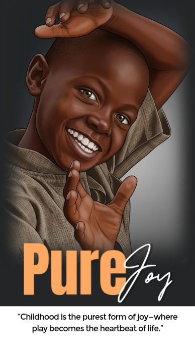 Brown Joyful Childhood Joy Facebook Story Template | PosterMyWall