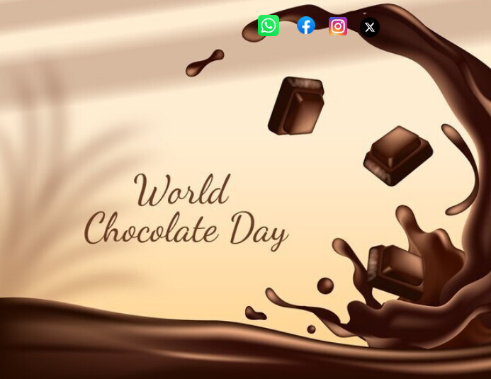 Copy of Brown Joyful Chocolate Day Flyer (us Letter) | PosterMyWall