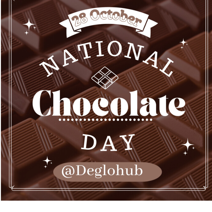 Plantilla de Brown Joyful Chocolate Instagram Post | PosterMyWall