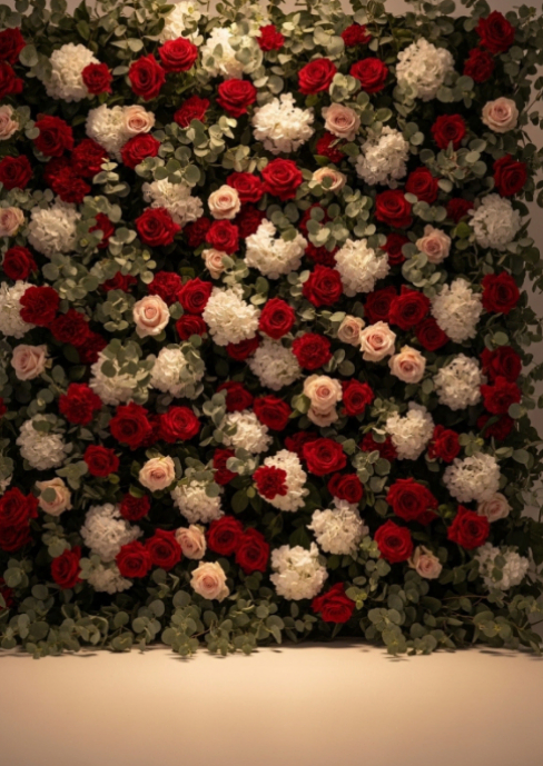 Copy of Brown Joyful Elegant Floral Photo Backdrop A6 | PosterMyWall