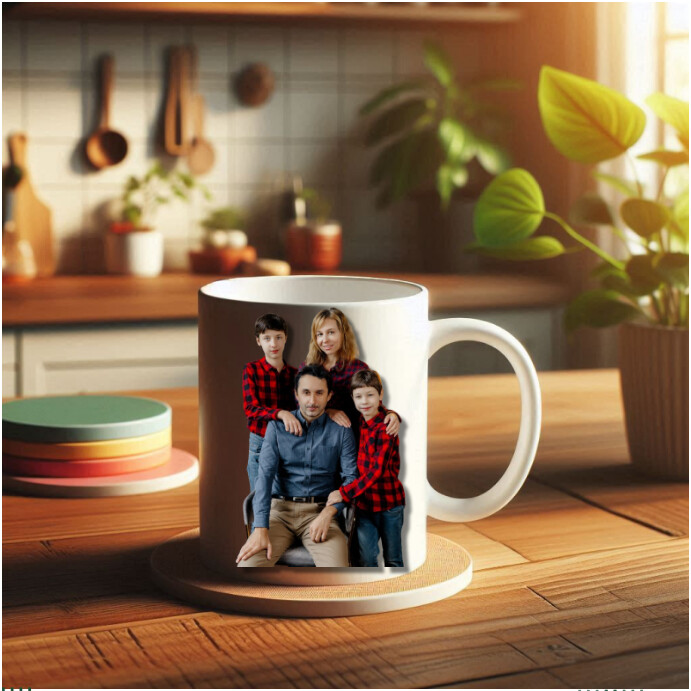 Copy of Brown Joyful Family Mockup Mug Instagram Post | PosterMyWall