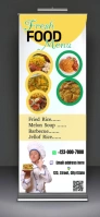 Brown Joyful Food Menu Snapchat Geofilter template
