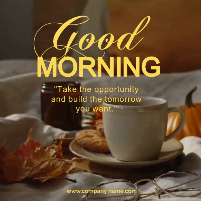 Copy of Brown Joyful Good Morning Motivational Quote Instagram Post ...