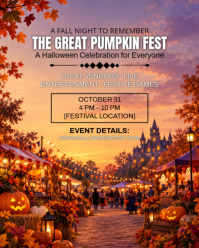 Halloween Festival Instagram Portrait Template