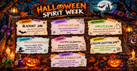 Bruin Halloween Spirit Week Ibinahaging Larawan sa Facebook Template