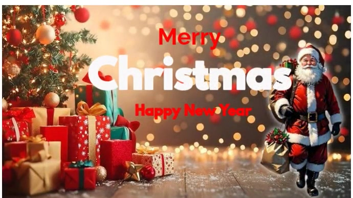 Plantilla de Brown Joyful Happy New Year Youtube Thumbnail | PosterMyWall
