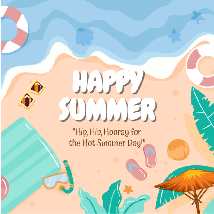 Brown joyful happy summer instagram post Template | PosterMyWall