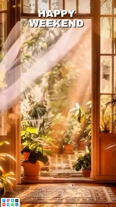 Copy of Brown Joyful Happy Weekend Youtube Short | PosterMyWall