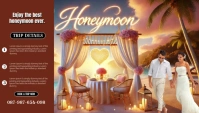 Brown Joyful Honeymoon Template Blog Header