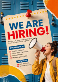 Cokelat Job Recruitment A4 Template