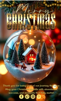 Brown Joyful Merry Christmas, Us Legal template