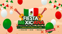 Brown Mexican Fiesta Pantalla Digital Template