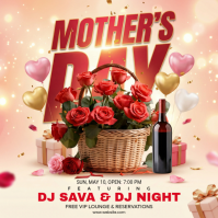 Brown Joyful Mother's Day Celebration Instagram Post template