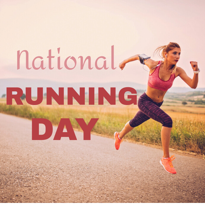 Brown Joyful National Running Day Instagram P Template PosterMyWall Brown Joyful National Running Day Instagram P Template PosterMyWall