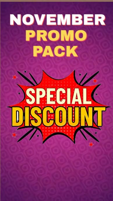 Brown Joyful November Promo Pack Instagram Reel Template | PosterMyWall