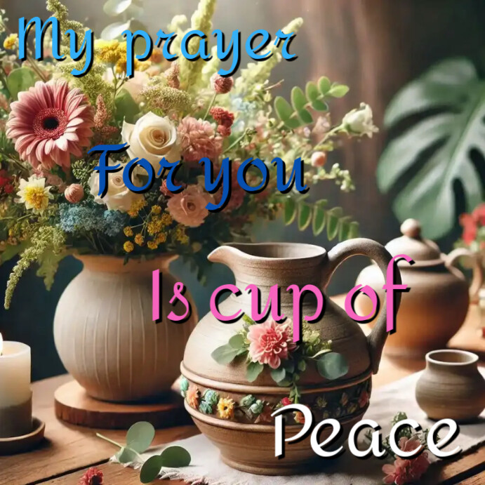 Pray Posts Brown Joyful Prayer Quotes Instagram Post Template | PosterMyWall