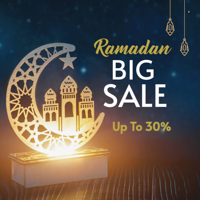 Brown Joyful Ramadan  Instagram Post template