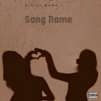 Brown Joyful Song Album Cover Template | PosterMyWall