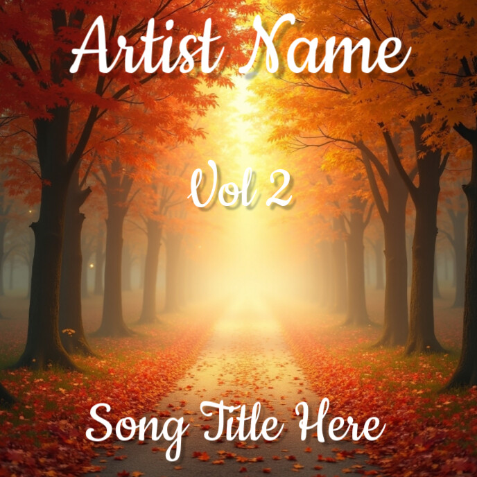 Plantilla de Brown Joyful Song Album Cover | PosterMyWall