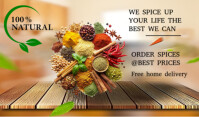 Brown Joyful Spice's Sticker  Tag Etiqueta template