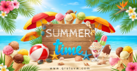 Bleu Summer Celebration Facebook Shared Image Template