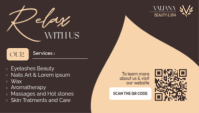 Brown Beauty and Spa Services Besigheidskaart Template - Page 2