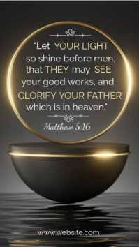 Brown List-based Bible Verse / Scripture Quote Instagram Story template