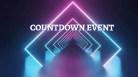 Brown List-based Countdown Event Digital Display (16:9) template