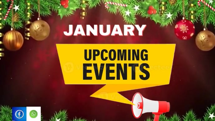 Upcoming Events Announcement Template | PosterMyWall