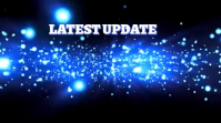 Brown List-based Latest Update Digital Display (16:9) template