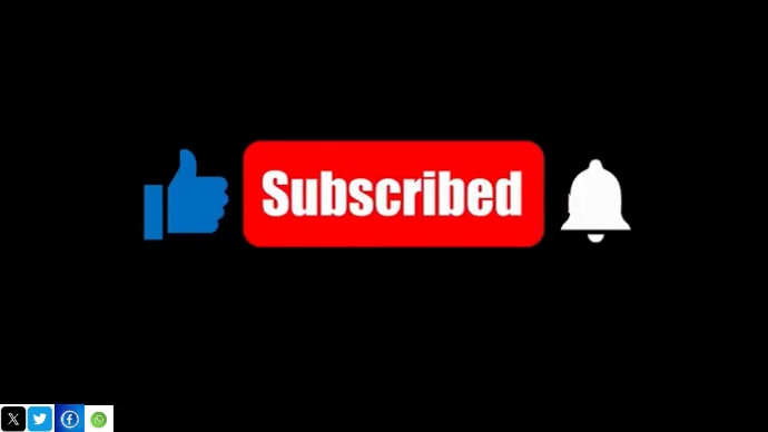 Brown List-based Subscribe Digital Display (16:9) template