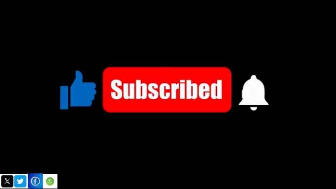 Brown List-based Subscribe Digital Display (16:9) Template | PosterMyWall