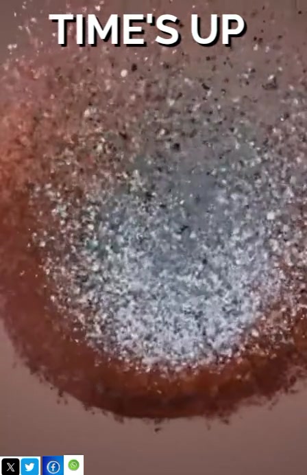 Brown List-based Time's Up Tabloid template